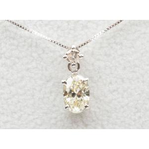 【鑑別】K18WG 中石 0.459ct ダイヤモンド ネックレス｜osaka-jewelry