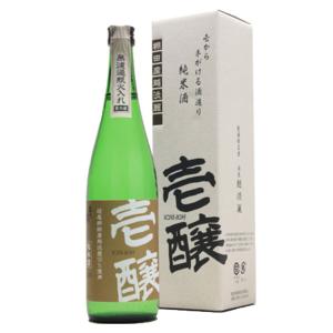 壱醸　純米酒　720ml　化粧箱付き　越銘醸　新潟　日本酒　限定酒　