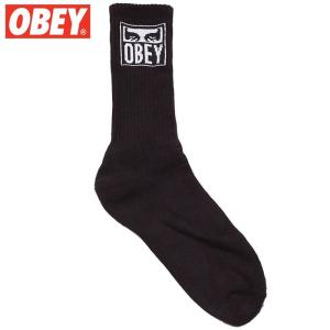オベイ OBEY OBEY EYES ICON SOCKS(BLACK)オベイソックス OBEYソックス オベイ靴下 OBEY靴下｜大阪 WARP WEB SHOP