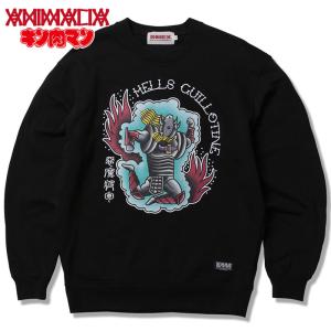 送料無料 アニマリア ANIMALIA x キン肉マン HELL GUILLOTINE SWEAT(BLACK)トレーナー キン肉マン 悪魔将軍 コラボ ゆでたまご｜大阪 WARP WEB SHOP