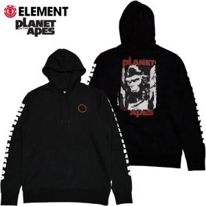 エレメント ELEMENT x PLANET OF THE APES SURGE HOODIE(BLACK)エレメントパーカパーカ ELEMENTパーカ 猿の惑星コラボ 映画｜osaka-warp