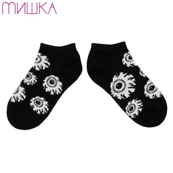 ミシカ MISHKA上海 K.W SNEAKER SOCKS(BLACK)ミシカ靴下 MISHKA靴...