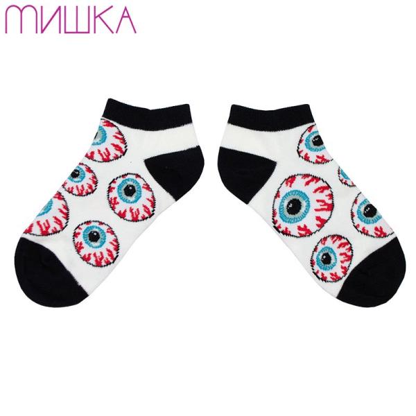 【ラスト1点】ミシカ MISHKA上海 K.W SNEAKER SOCKS(WHITE)ミシカ靴下 ...