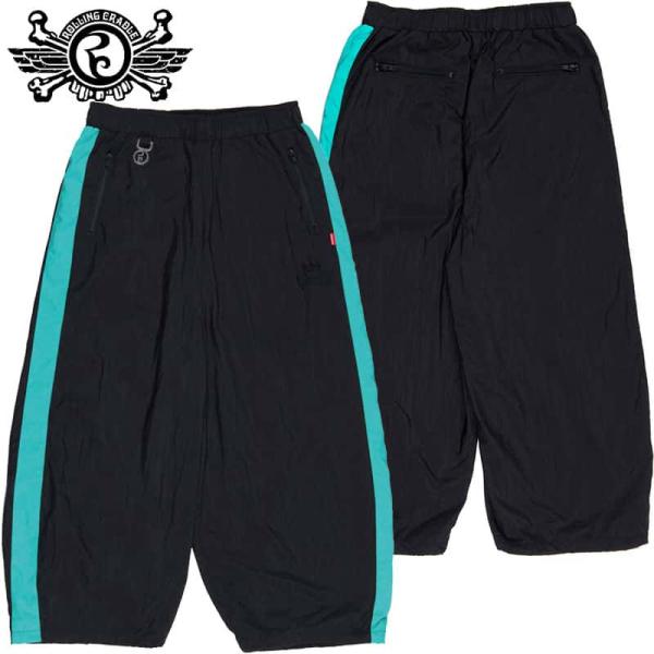 送料無料 ローリングクレイドル ROLLING CRADLE NYLON WIDE PANTS(BL...