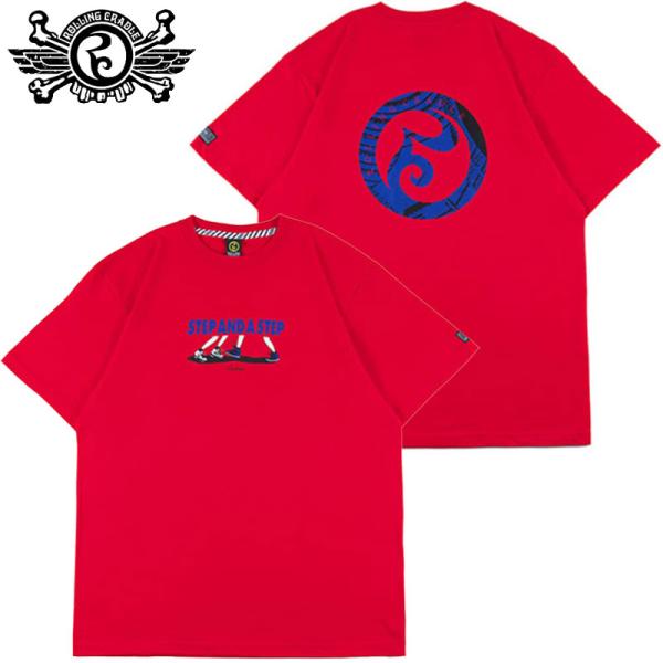 ローリングクレイドル ROLLING CRADLE Re:STEP TEE(RED)ローリングクレイ...