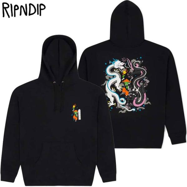 リップンディップ RIPNDIP RYU HOODIE(ブラック 黒 BLACK)リップンディップパ...