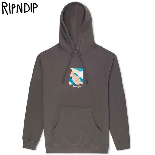 リップンディップ RIPNDIP I KNEAD YOU HOODIE(チャコール CHARCOAL...