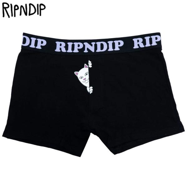 リップンディップ RIPNDIP PEEK A NERMAL BOXERS(BLACK)RIPNDI...