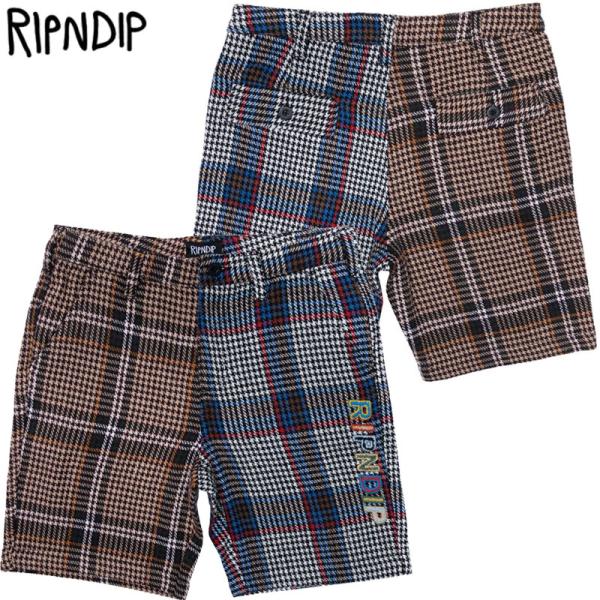リップンディップ RIPNDIP ROYGBIV PLAID SHORTS(MULTI)リップンディ...