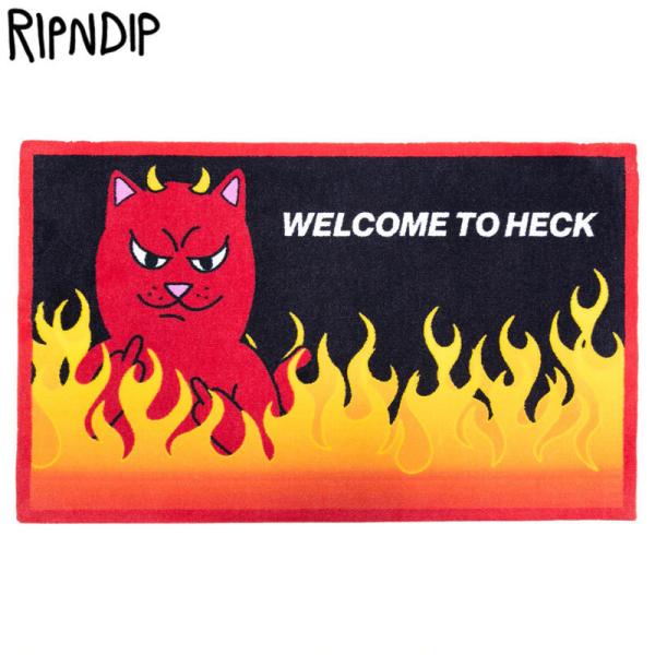 【ラスト1点】リップンディップ RIPNDIP WELCOME TO HECK RUG(BLACK)...