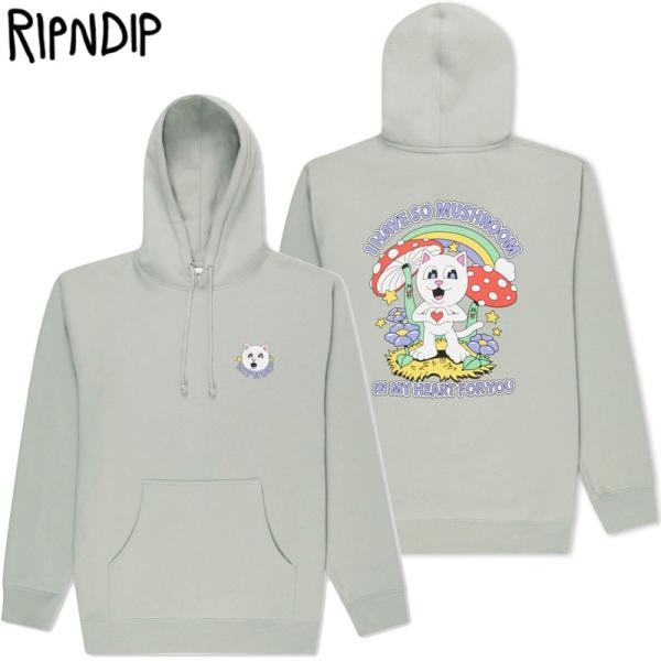 リップンディップ RIPNDIP SO MUSHROOM HOODIE(グリーン SAGE)リップン...