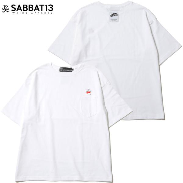 サバトサーティーン SABBAT13 SPOOK POCKET T-SH(WHITE)SABBAT1...