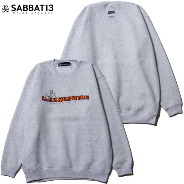 サバトサーティーン SABBAT13 KILL TIME SWEAT(ASH)サバトサーティーンスウ...