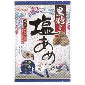 業務用菓子問屋GGx春日井製菓　７９Ｇ Ａ黒糖入り塩あめ×24個【xeco】【エコ配 送料無料 （沖...