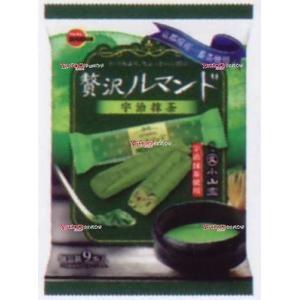 業務用菓子問屋GGxブルボン　９本 贅沢ルマンド宇治抹茶×192個【xr】【送料無料（沖縄は別途送料...