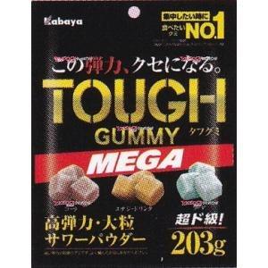 業務用菓子問屋GGxカバヤ食品　２０３Ｇ タフグミＭＥＧＡ×36個【x】【送料無料（沖縄は別途送料）...