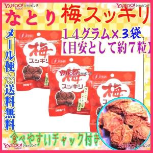 Ycなとり １４グラム 目安として7粒 梅スッキリ チャック付き ３袋 税 Ma3 メール便送料無料 ma3 ワイワイ菓子問屋ヤフー店 通販 Yahoo ショッピング