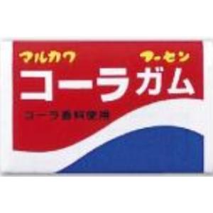 業務用菓子問屋GGx駄菓子　 丸川　１個　コーラガム　　　　　　　　　　　　　　×55個【駄xima】【メール便送料無料】｜osaka