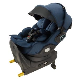 チャイルドシート 新生児 ISOFIX ベッド型 アップリカ マモリラ Mamorila ケープネイビー NV｜osakababy