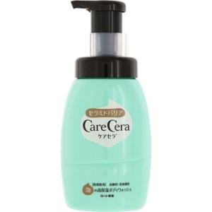 ロート製薬ケアセラ泡の高保湿ボディウォッシュ４５０ｍｌ 使用期限なし