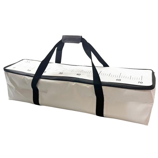 ビッグソフトクーラーバッグ 80cm 本体も中敷きも折りたたみ可能 簡易防水の止水ファスナー 簡易ク...