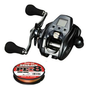 ダイワ  22 シーボーグ 200JL-DH 左巻き PEライン1.5号400mセット(サンライン シグロンPE X8) 電動リール daiwa