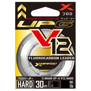 YGKよつあみ エックスブレイド UP-G リーダー V12 HARD 4/5/6号 30m X-BRAID｜osakanazamurai