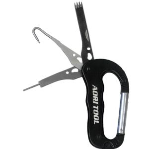 プロックス アオリツール カラビナ型 イカ釣り OG206K PROX イカシメ イカギャフ カンナ...