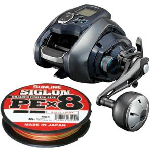 シマノ  21 フォースマスター 1000 PEライン4号300mセット(サンライン シグロンPE X8) 電動リールに糸を巻いてお届け shimano｜osakanazamurai