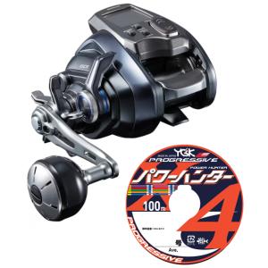 namicyan1212　24フォースマスター600　PEライン付き シマノ 24 フォースマスター 600DH 右巻 PEライン2号300mセット