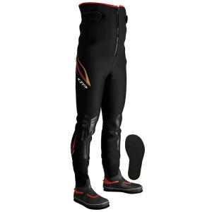 エクセル (X&apos;SELL) FP-5611 スリムウエーダー 中割 フェルト靴底 クロロプレーンラバ...