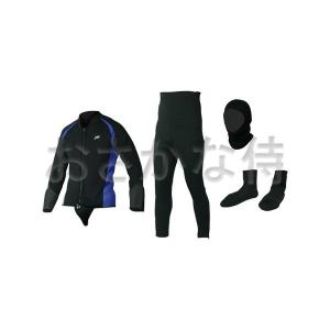 X'SELL エクセル LF-508 ウェットスーツ4点セット 3.5mmパイル