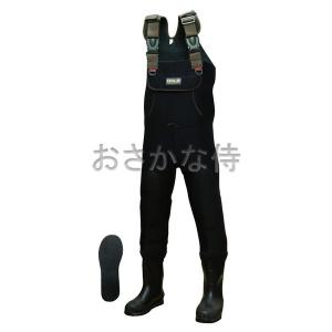 送料無料　X'SELL　エクセル　OH-8700　ネオプレーンウェーダー　4mm　フェルトソール　胴付長靴　胴長　釣　海　川　湖　池　農作業　水産　漁業　工場　清掃