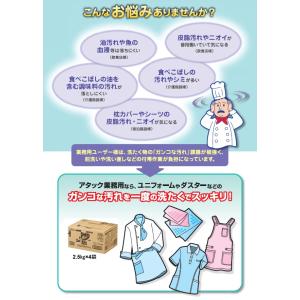 花王 アタック 粉末 2.5kg×4袋 業務用の詳細画像3