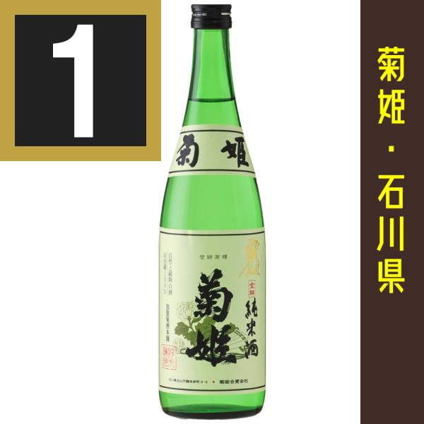 菊姫　金劒　きんけん　720ml　純米酒　石川県　日本酒　金運アップのお酒！？　包装有償:220円（...