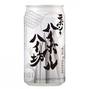 ニッポンのハイボール ハイ坊 350ml　西酒造 芋焼酎『天使の誘惑』 麦焼酎『一粒の麦』使用　7%　24本まとめ買い　関東 中部 近畿地方 送料無料　ハイボール｜osakayasan