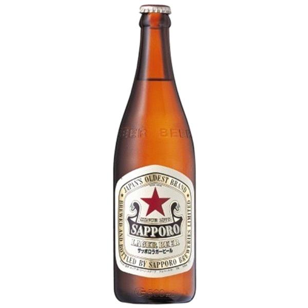 サッポロ ラガービール　中瓶　500ml　20本入　国産ビール　 のしは別途220円で承ります　ビー...