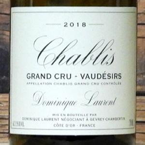 ドミニク ローラン　シャブリ グランクリュ ヴォーデジール　2018　750ml　白ワイン　フランス　ワインギフト
