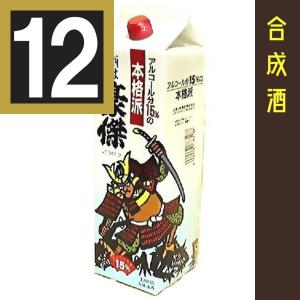 江井ヶ嶋酒造 豪傑 サケパック 15度以上16度未満 1800ml 12本まとめ買い 合成酒