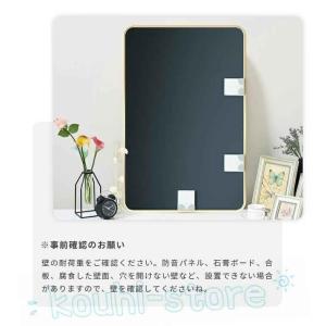 鏡 長方形 2ways 壁掛けミラー 40cm...の詳細画像4
