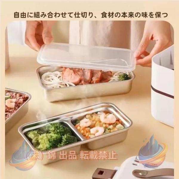 炊飯器おひとりさま弁当箱炊飯器強力ヒーター高火力コンパクトMy炊飯ジャー1合炊き2合炊き3合炊き静音...