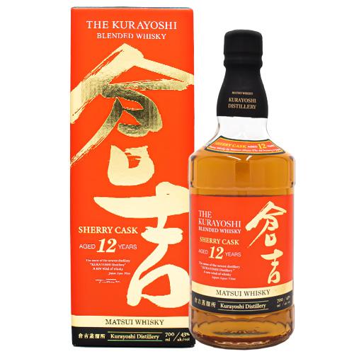 マツイ ブレンデッド ウイスキー 倉吉 シェリーカスク 12年 43% 700ml 松井酒造 箱付 ...