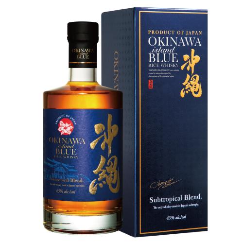沖縄 ISLAND BLUE 43% 700ml 久米仙酒造 箱なし ライス ウイスキー 沖縄県