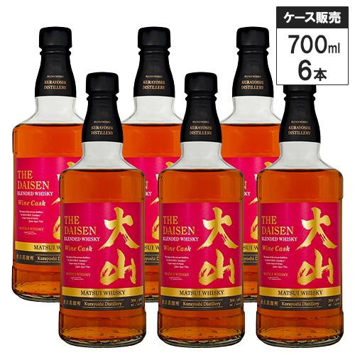 【6本セット】マツイ ブレンデッド ウイスキー 大山 赤ワインカスク 40% 700ml ブレンデッ...