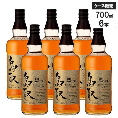 【6本セット】マツイ 鳥取 金ラベル 43％ 700ml ブレンデッドウイスキー ジャパニーズ ウイ...