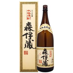 森伊蔵 さつま名産 本格 芋焼酎 25% 1800ml かめ壺焼酎 箱付 焼酎 誕生日 プレゼント ギフト 贈りもの お祝い 御祝い 内祝い｜osake-concier