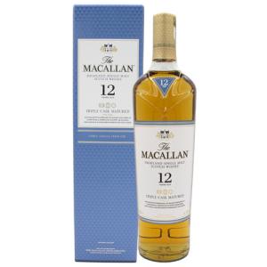 ザ マッカラン トリプルカスク 12年 40% 700ml 箱付 スコッチ ウイスキー 誕生日 プレゼント ギフト 贈りもの お祝い 御祝い 内祝い｜osake-concier