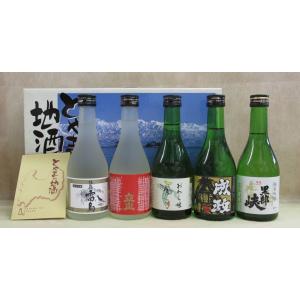 富山の地酒　特選詰合せ　300ｍｌ×5本セット