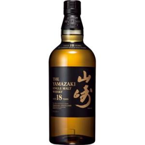 サントリー　シングルモルトウィスキー山崎18年　43度　700ml　箱付｜osake-yoshimura