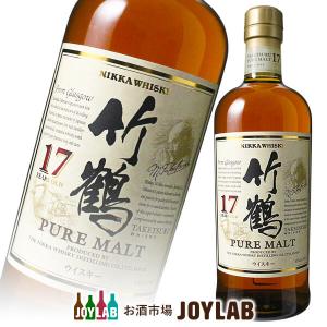 ニッカ 竹鶴 17年 700ml 箱なし ピュアモルト ウイスキー whisky｜osakeichibajp